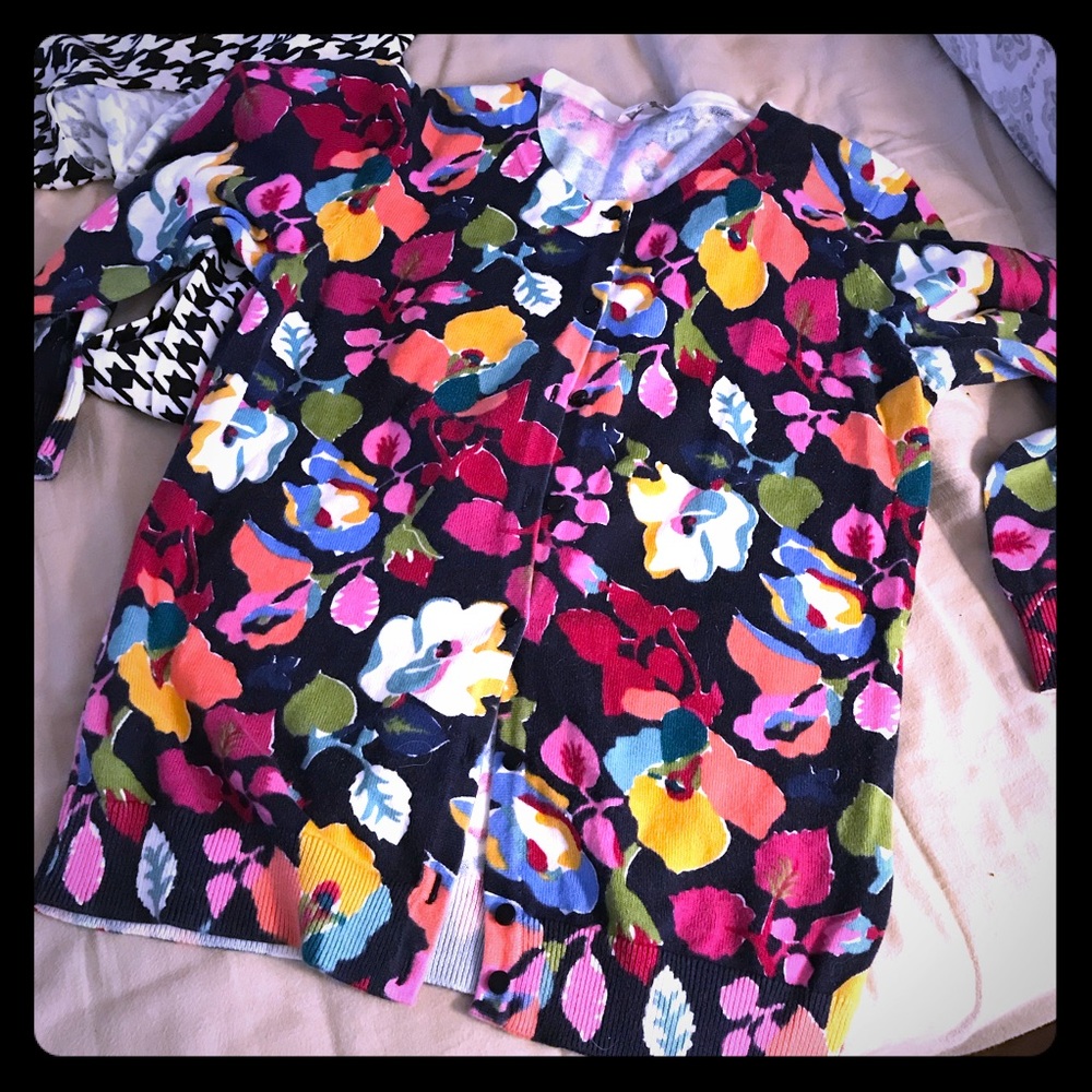 Colorful cardigan from Talbots